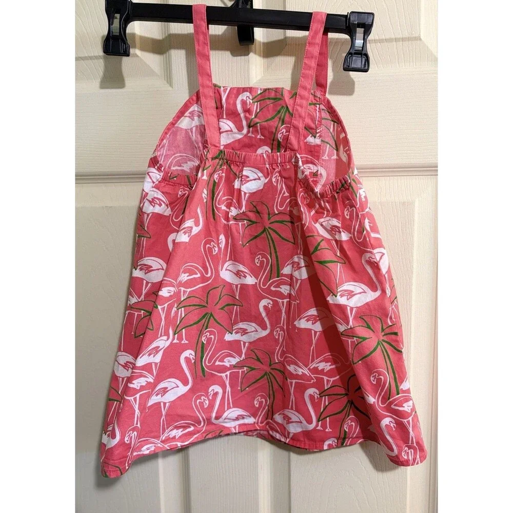Gymboree Girls Size 9 Tank Top Cotton Palm Tree Beach Flamingo Cotton Summer